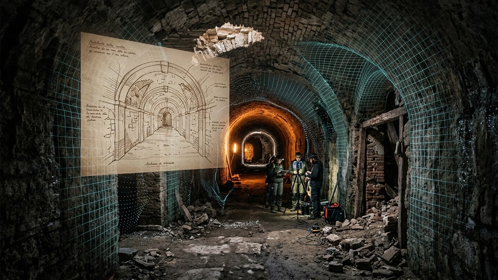 Rebuilding Lost Places: What a Leonardo Sketch and Ground-Penetrating Radar Teach About AI Reconstruction