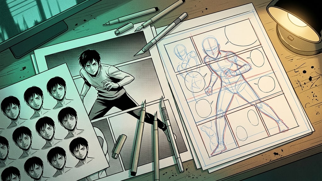 A Serialized AI Manga, Remade From Scratch in a New Tool