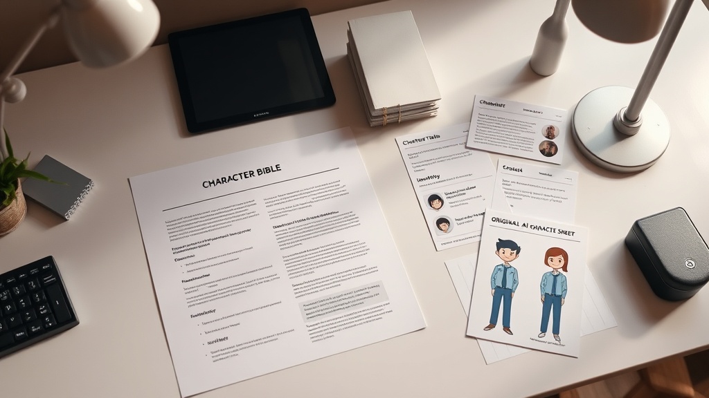 Text-First Character Design for AI Image Generation