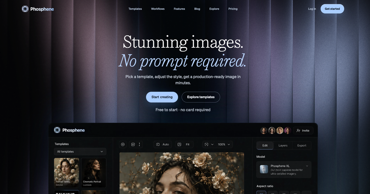 Phosphene product screenshot